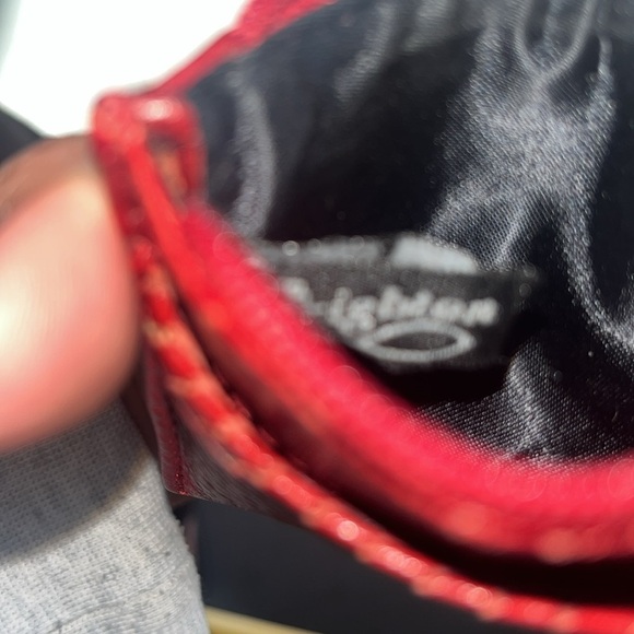 Brighton Red Croc-Embossed Key & Card Holder - Picture 5 of 5